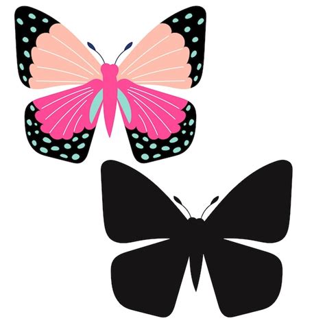 Premium Vector | Butterfly white background isolated vector