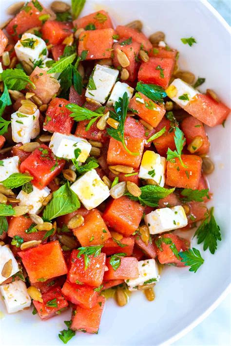 Easy Watermelon Feta Salad Recipe