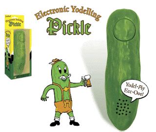 The Butter Rum Cartoon: YODELING PICKLE