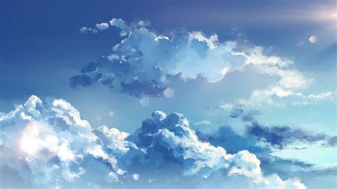 Aesthetic Blue Sky Laptop Wallpapers Wallpaper Cave - Riset