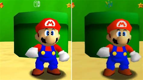 Video: Super Mario 64 comparison - Super Mario 3D All-Stars on Switch vs. N64 original