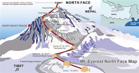 Where Is Mount Everest Map