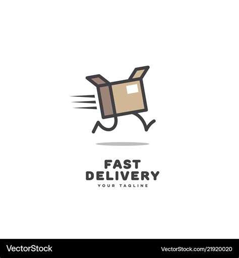 Fast delivery logo Royalty Free Vector Image - VectorStock