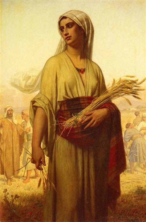 Ruth in the Fields by Hugues Merle - Art Renewal Center