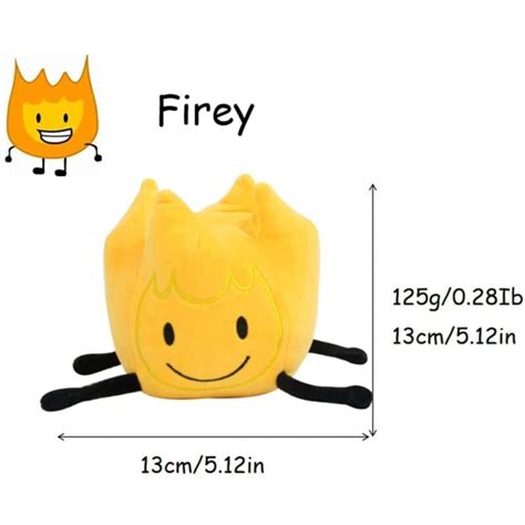 Firey 5″ BFDI Plush Battle for Dream Island Plush | BFDI Plush