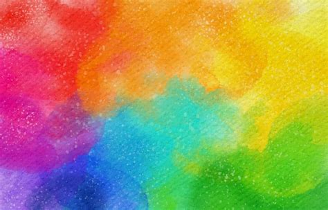 Beautiful Watercolor Colorful Rainbow Background 1978304 Vector Art at ...