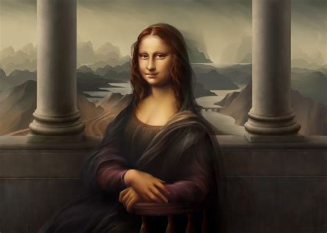 Mona Lisa, 2K, Revival, The Louvre, picture, Leonardo da Vinci, Louvre, Museum, Digital Art, The ...