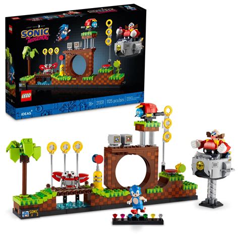 [Factory Sealed] LEGO Ideas Sonic The Hedgehog – Green Hill Zone 21331 Building Set for Adults ...