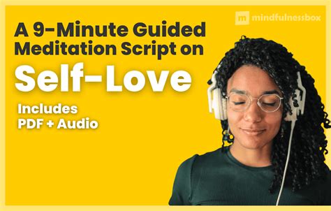 A 9-Minute Guided Self-Love Meditation Script (PDF + Audio)