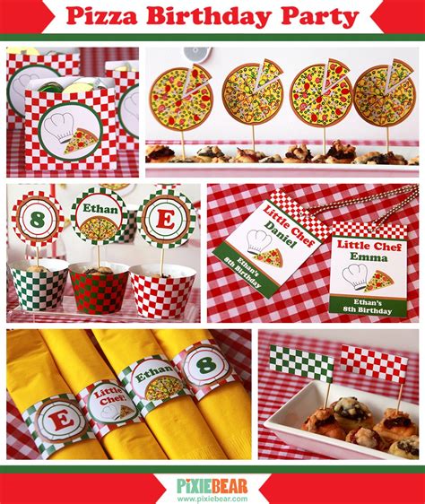 Pizza Birthday Pizza Party Pizza Party Decorations Pizza | Etsy