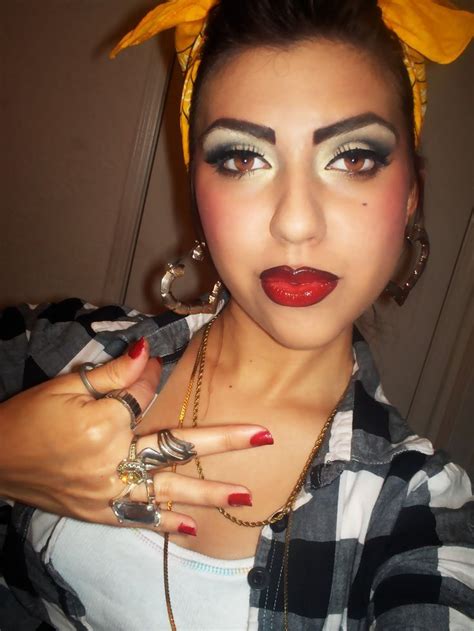 Chola makeup, Chola style, Chola