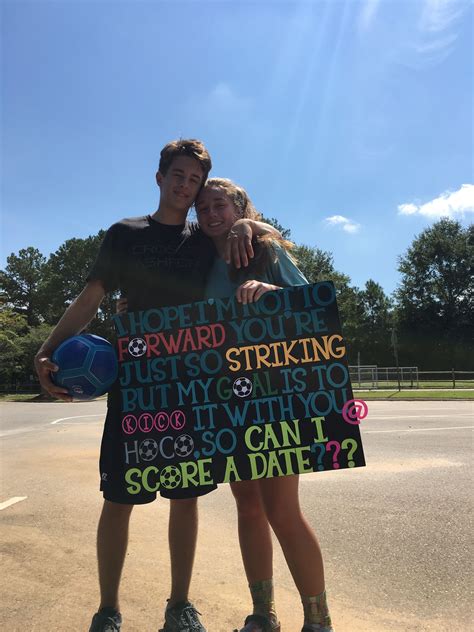 Soccer Homecoming Proposal! Cute homecoming proposal. | Cute homecoming ...