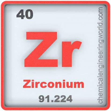 Zirconium Element Properties and Information - Chemical Engineering World