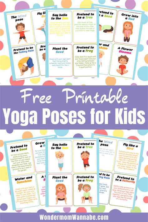 Kids Yoga Poses Printable