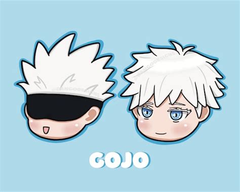 Gojo Satoru Chibi Jujutsu Kaisen Anime Sticker | Etsy