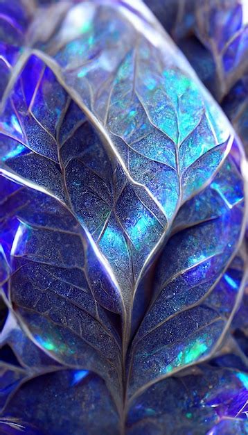 Premium AI Image | Blue leaf wallpapers that are for iphone