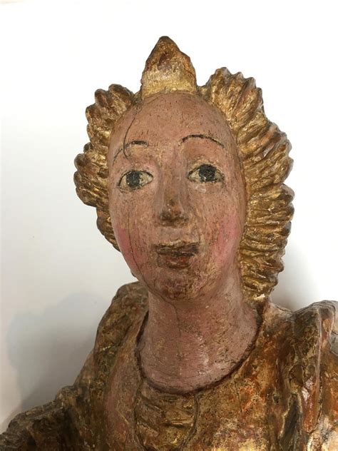 Early Italian Renaissance Wooden Angel Sculptures Gilded Tuscany, circa 1470 at 1stDibs