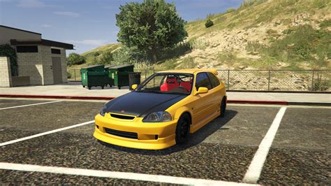 Carbon hood Honda Civic Type-R (EK9) - GTA5-Mods.com