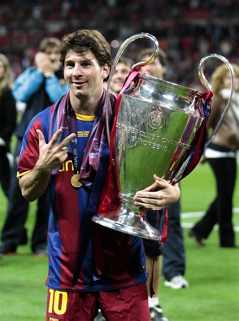 HD wallpaper: lionel messi champions fc barcelona wembley champions league cup 2364x3171 Sports ...