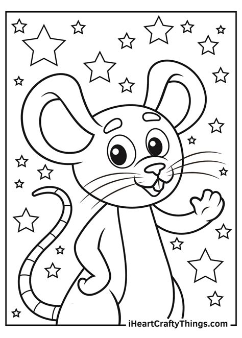 Mouse Coloring Pages (Updated 2021)