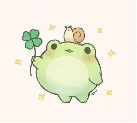 Kawaii Aesthetic Frog Pfp - leafonsand