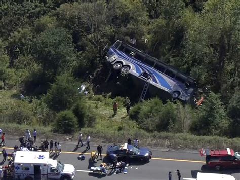 Bus carrying high school students to band camp crashes, killing 2 adults : NPR