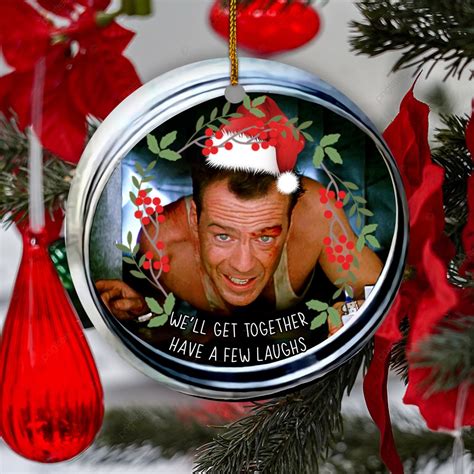 Die Hard Bruce Willis Ceramic Christmas Ornament Best - Etsy