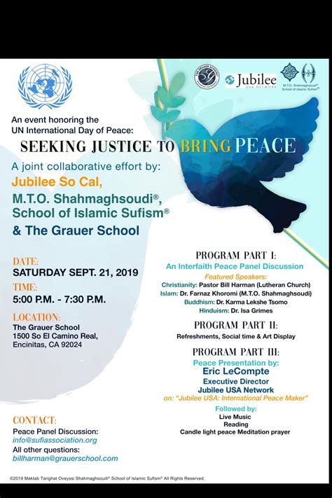 Seeking Justice to Bring Peace: A UN International Day of Peace event - Jubilee USA Network