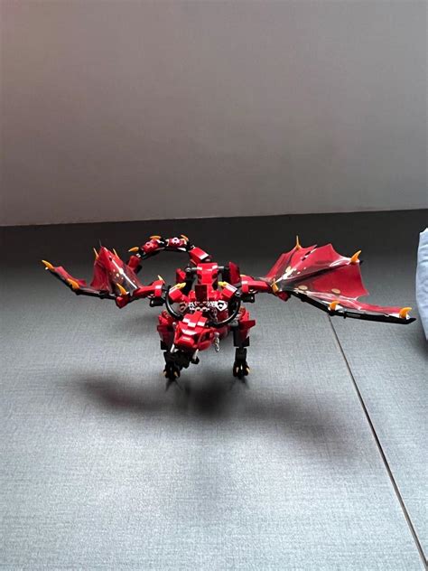 LEGO Ninjago Red Dragon Firstborn 70653 (dragon only), Hobbies & Toys, Toys & Games on Carousell