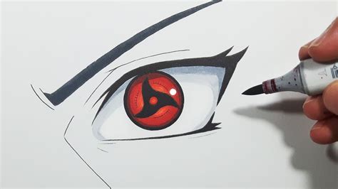 How To Draw Itachi Uchiha Eyes