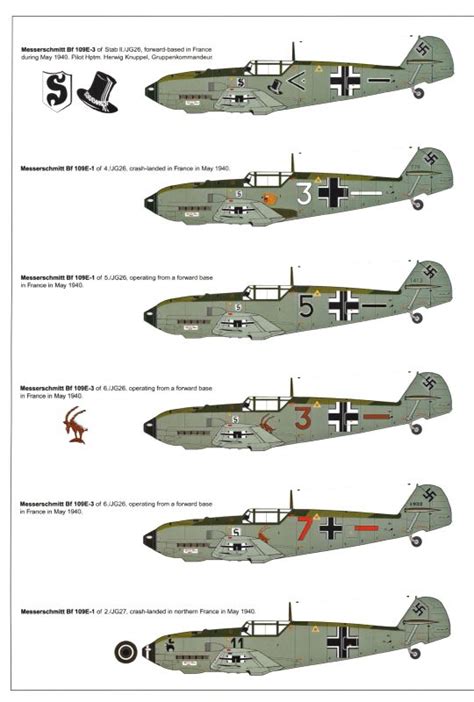 For-aero-modelers-messerschmitt-bf-109-e-camouflage-and-markings-1940-5 ...