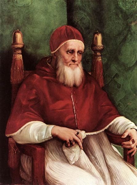 Portrait of Pope Julius II, c.1511 - c.1512 - Raphael - WikiArt.org