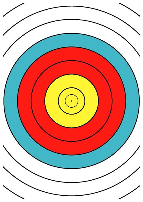 Archery 40 Cm Printable Targets - ClipArt Best