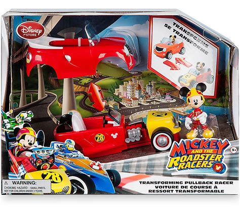 Disney Mickey Roadster Racers Mickey Mouse Exclusive Transforming Pullback Racer - ToyWiz