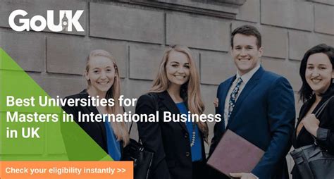 Best Universities for Masters in International Business in UK | Overview of Masters in ...