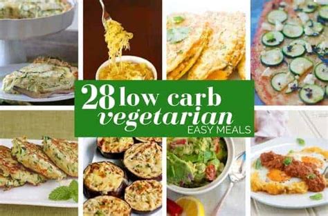 30 Incredible Low-Carb Vegetarian Recipes — Ditch The Carbs