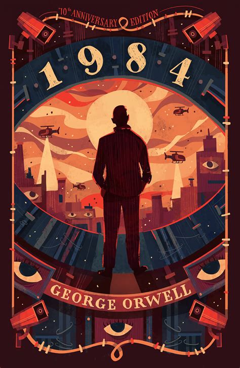 1984 by George Orwell Book Cover :: Behance