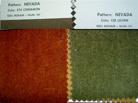 By the Yard Mohair Upholstery Fabric, Multiple Beautiful Colors