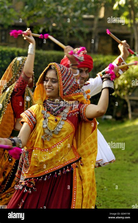 Garba Navratri Festival Stock Photo - Alamy