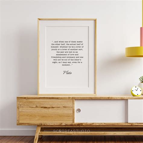 Greek Mythology Print Plato Quotes the Symposium Greek | Etsy