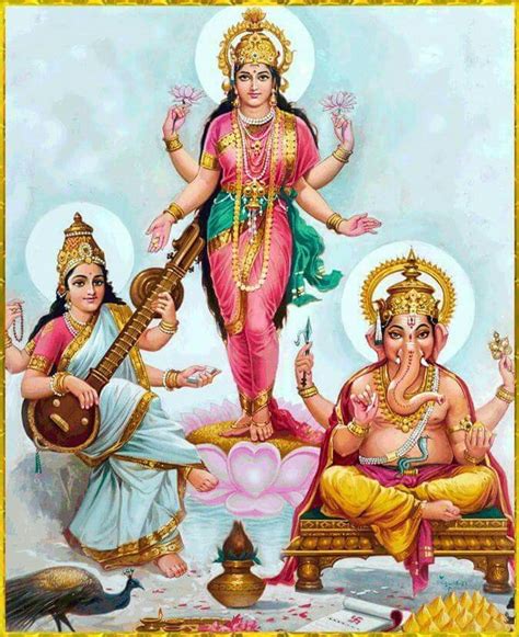 The 230 best TriDevi images on Pinterest | Diwali pooja, Ganesh and Ganesha