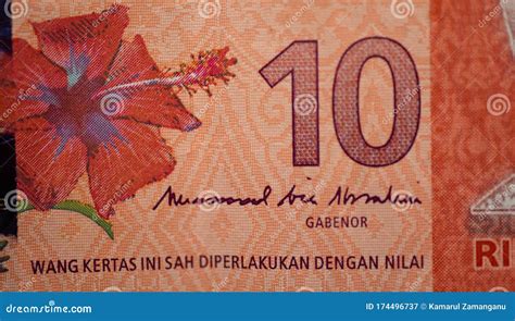 Malaysia Currency of Malaysian Ringgit Banknotes Background. Paper ...