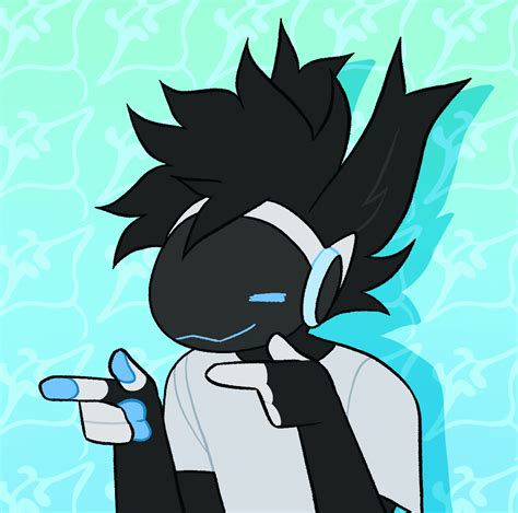 FurryBooru - 2020 4 fingers animated anthro black body black fur blue ...