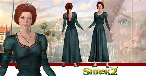 Shrek 2 Princess Fiona ( Human) XPS download by konradM96 on DeviantArt