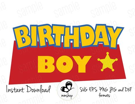 Toy Story Birthday Svg Free Svg File For Silhouette Fee Svg Assets ...