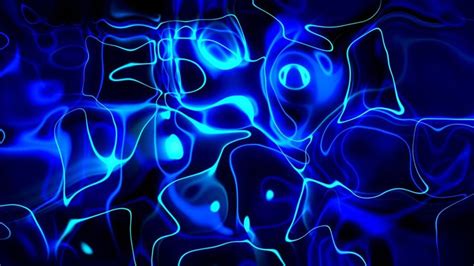 Bright Abstract Neon Blue Lines Looped Animation Video Background | Free... | Blue background ...