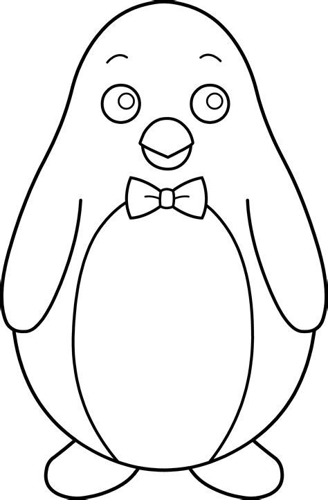 Penguin Clipart Black And White | Free download on ClipArtMag