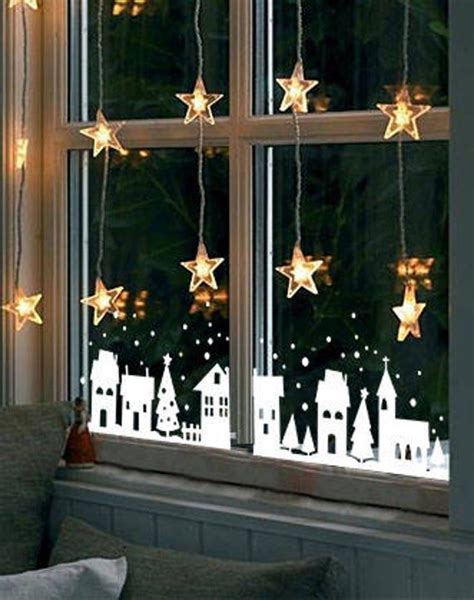 Christmas Window Decals, Winter Window Decals, Christmas Window Decoration, Xmas Winter Village ...