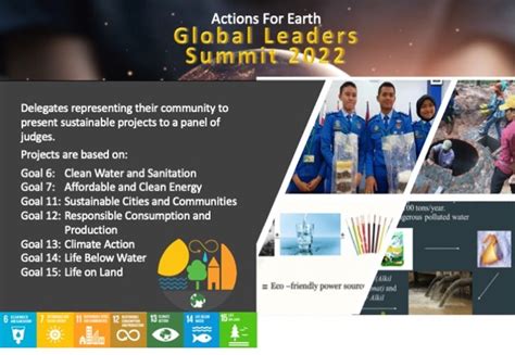 Actions for Earth – Global Leaders Summit 2022 - Hemispheres Foundation