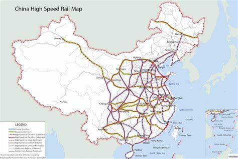 China High Speed Railway Map 2018 - China Discovery